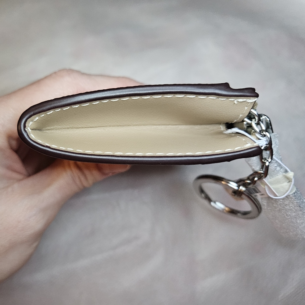 Coach Skinny ID Case Card Holder Signature Canvas - Picture 7 of 17